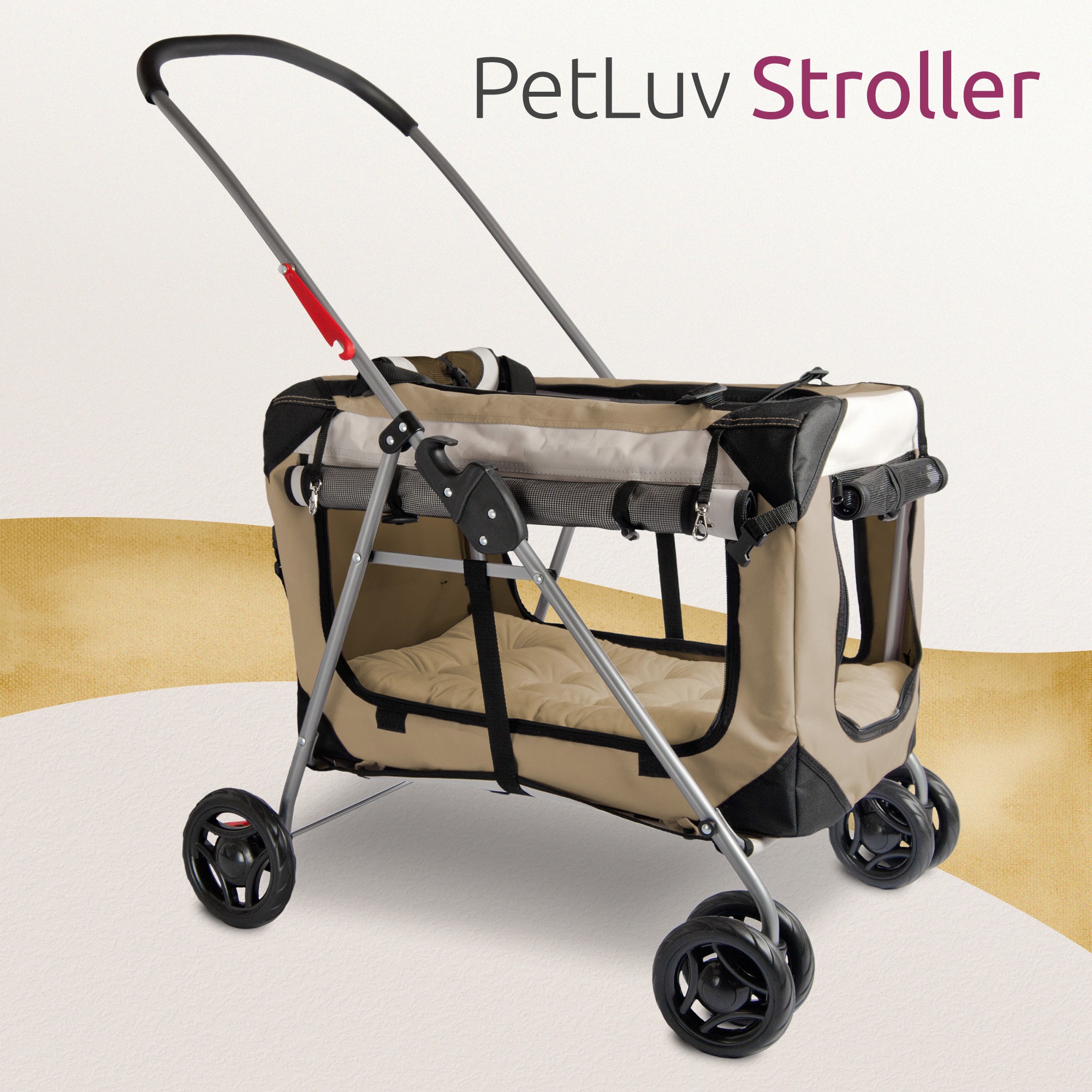 PetLuv Cat and Dog Stroller and Pet Carrier