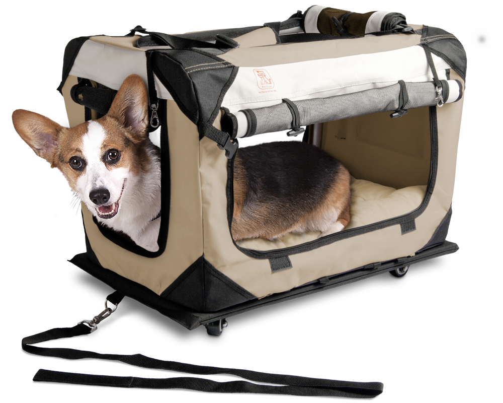 Our Pull-Along Pet Carrier Makes Pets Feel Like Royalty (And Saves Your Back!)