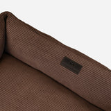 Chester & Lee | Fancy Corduroy Sleeper Dog Bed Brown