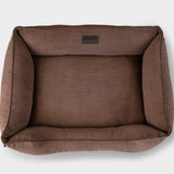 Chester & Lee | Fancy Corduroy Sleeper Dog Bed Brown