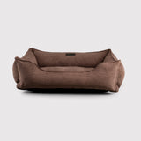 Chester & Lee | Fancy Corduroy Sleeper Dog Bed Brown