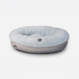 Chester & Lee | Furry Gray Donut Dog Bed