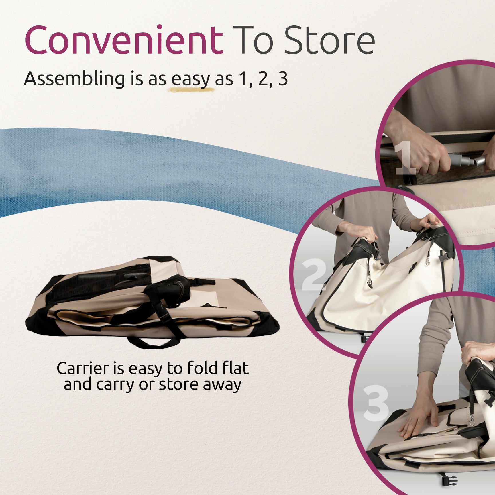 Premium Cat & Dog Carrier Portable Pet Carrier PetLuv PetLuv