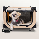 PetLuv Pull-Along Rolling Cat & Dog Carrier & Travel Crate