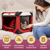 PetLuv Pull-Along Rolling Cat & Dog Carrier & Travel Crate
