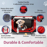 PetLuv Pull-Along Rolling Cat & Dog Carrier & Travel Crate