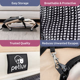 PetLuv Pull-Along Rolling Cat & Dog Carrier & Travel Crate