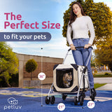 PetLuv 3-in-1 Premium Pet Stroller