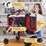 PetLuv 3-in-1 Premium Pet Stroller