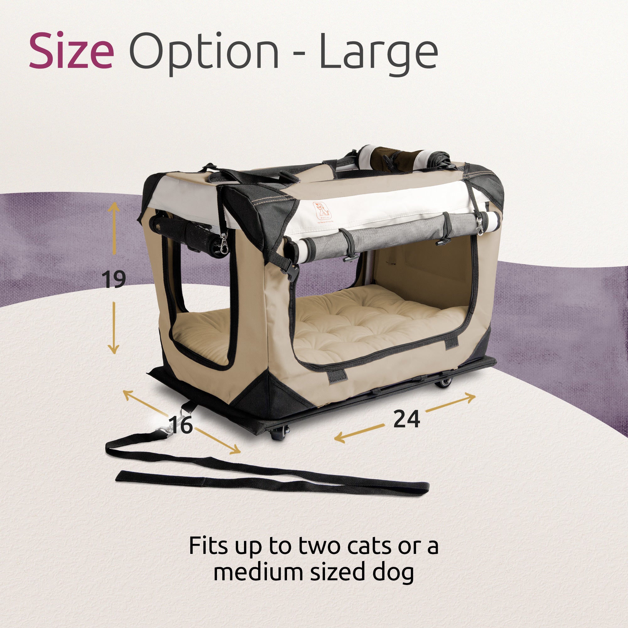 Rolling Pet Carrier Rolling Dog Carrier Cat Carrier PetLuv PetLuv