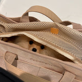 Beige Pet Tote Bag